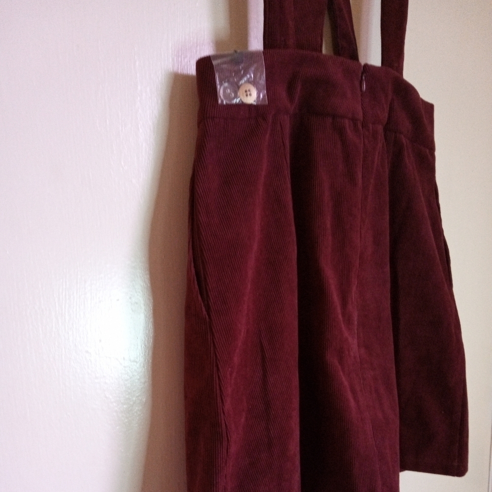 Allegra K corduroy skirt overalls - Picture 9 of 9
